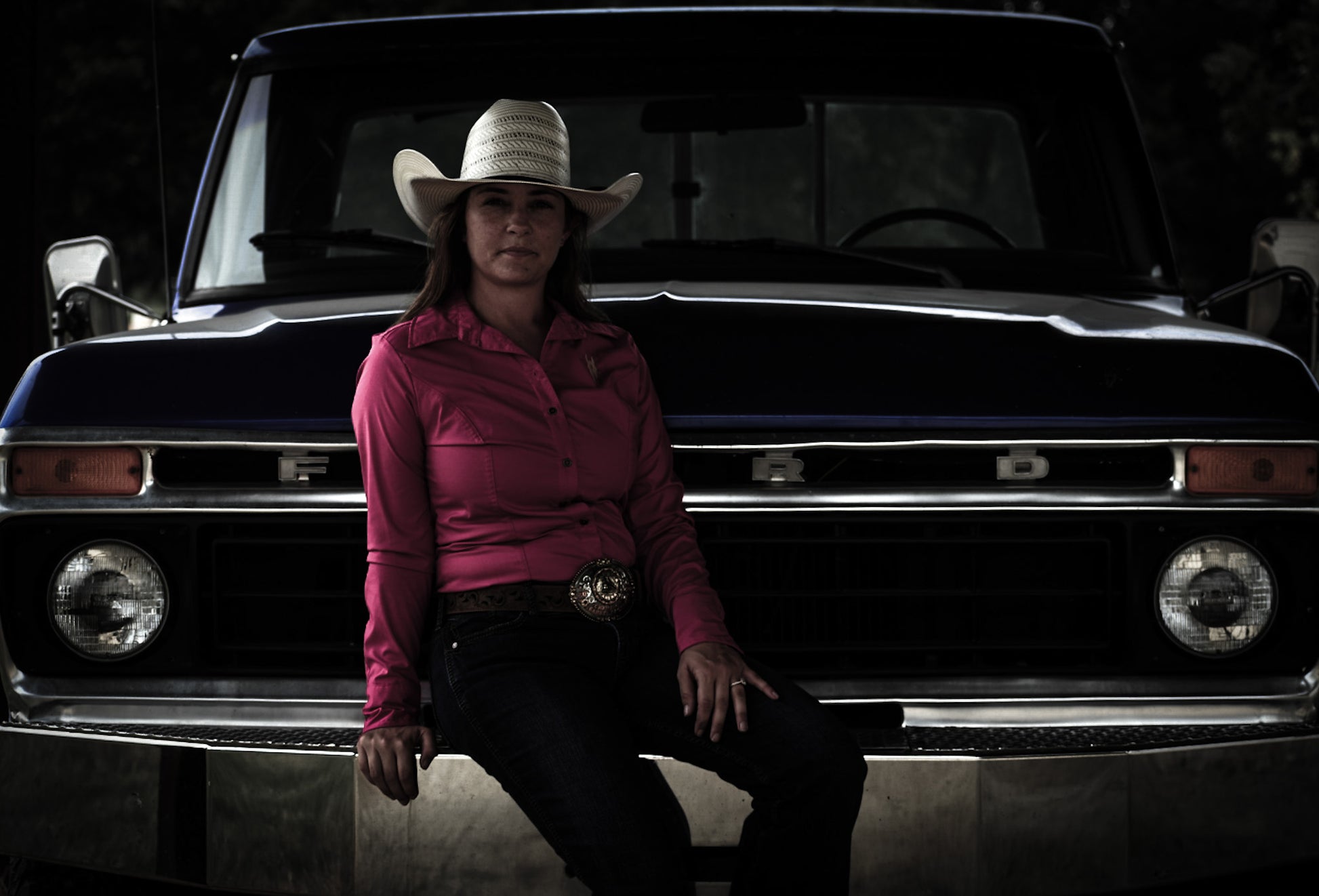 Fuchsia Women's Button Up Shirt