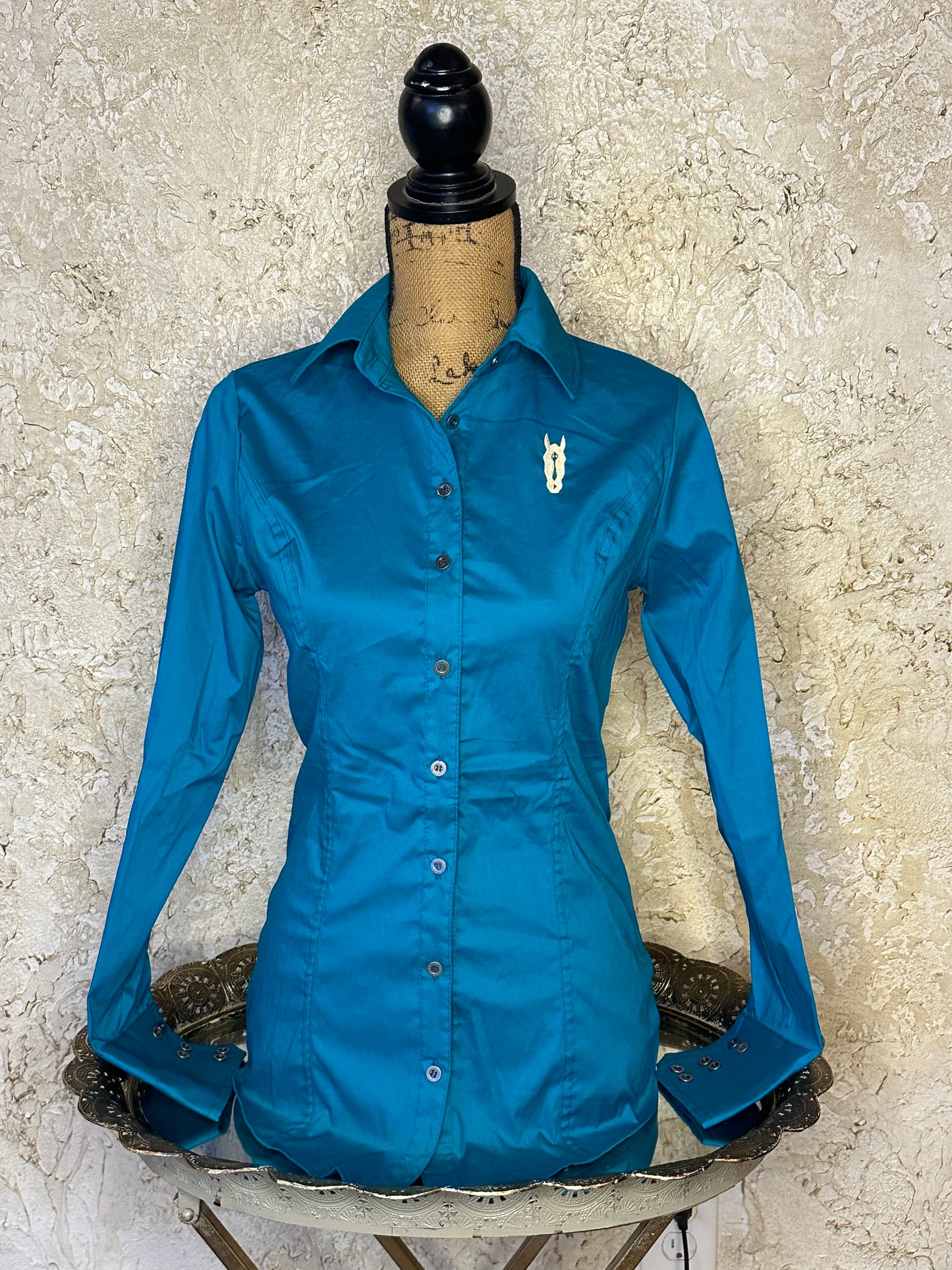Peacock Button Up Shirt