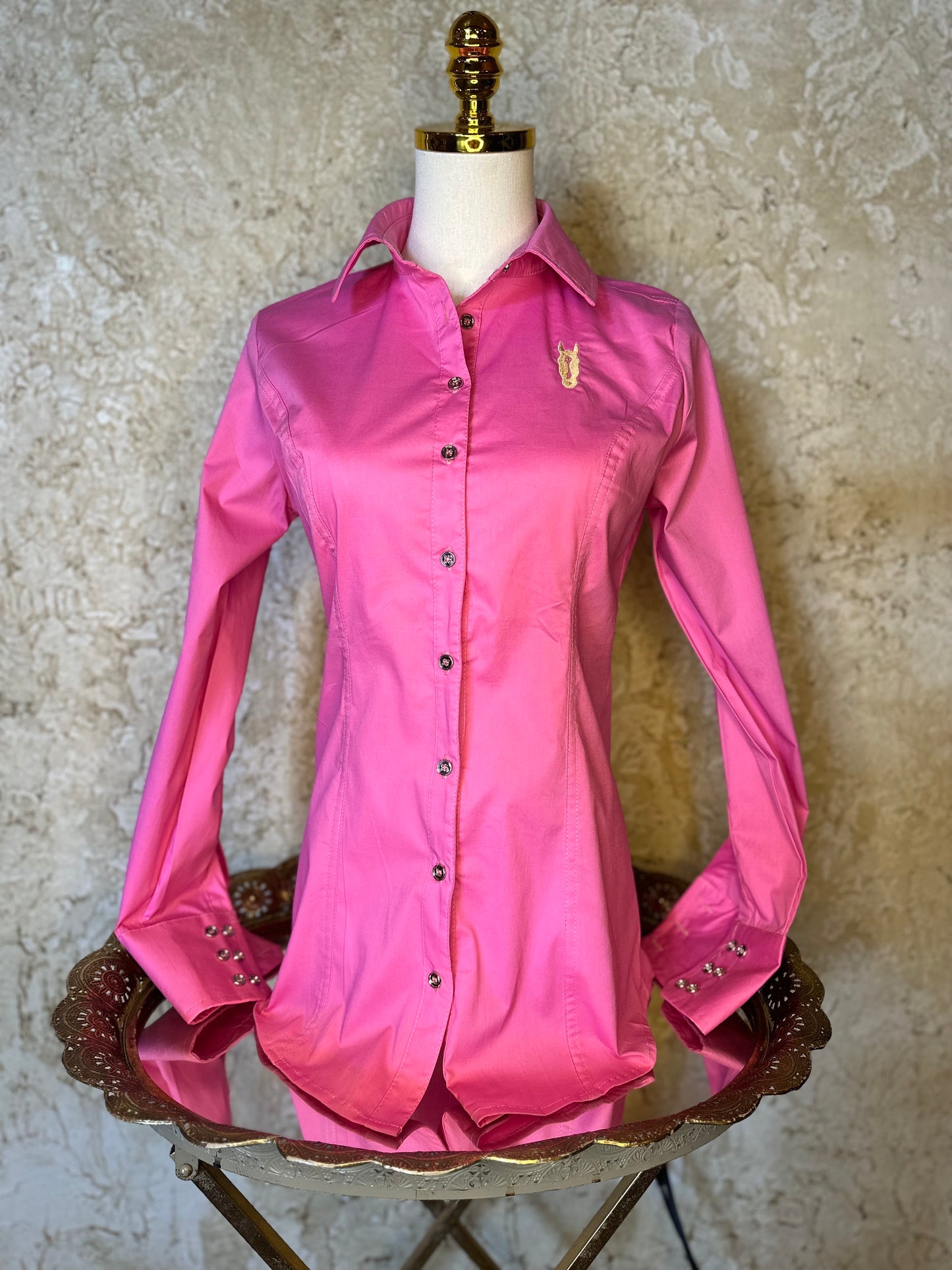 Rose Button Up