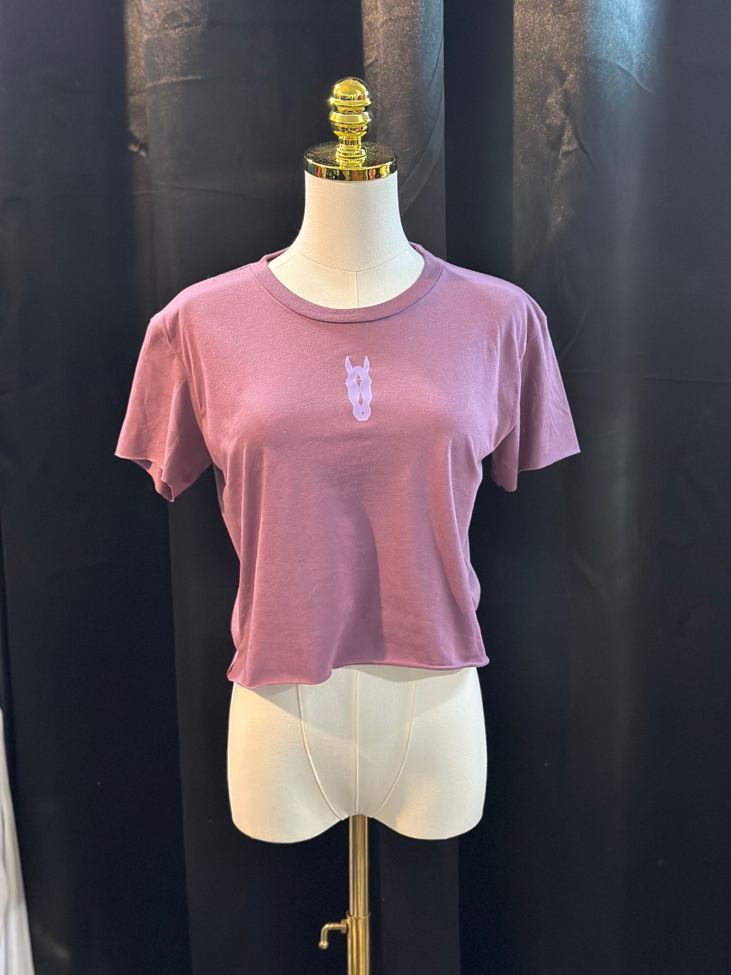 Mauve Crop Top