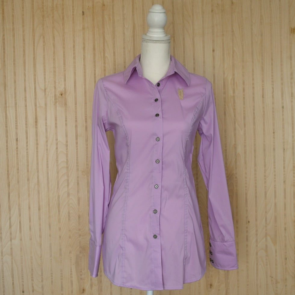 Lilac Purple Women's Button Up Shirt