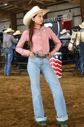 Canyon Collection UPF 50 Button-Up, Desert Rose