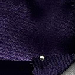 Whole Sale Charmeuse Satin Button-Up Shirt - Dark Iris
