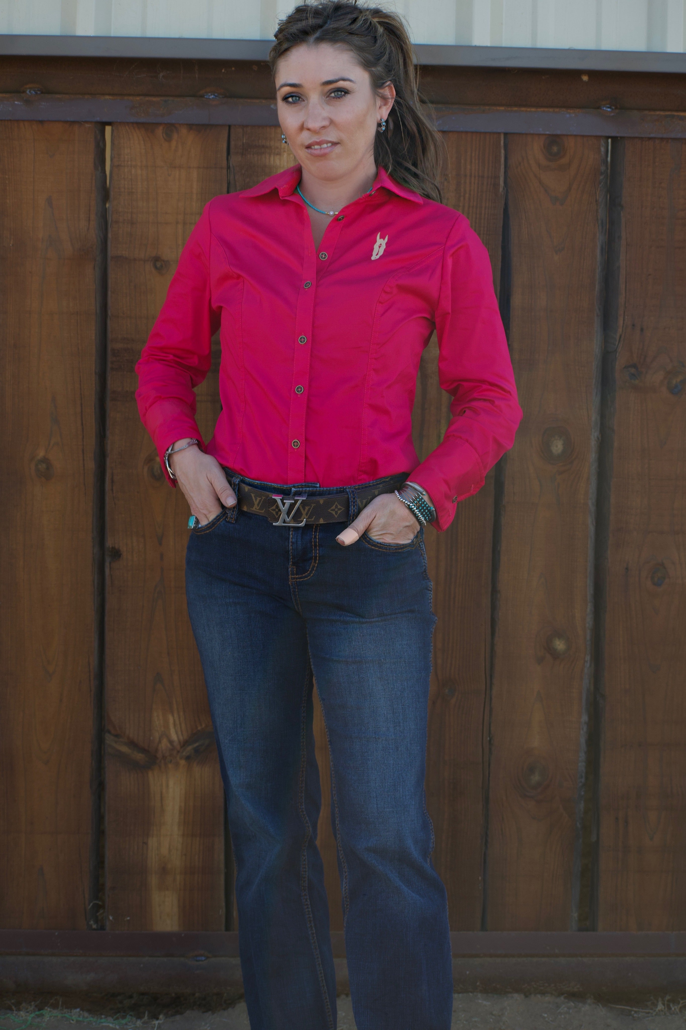 Hibiscus Button Up