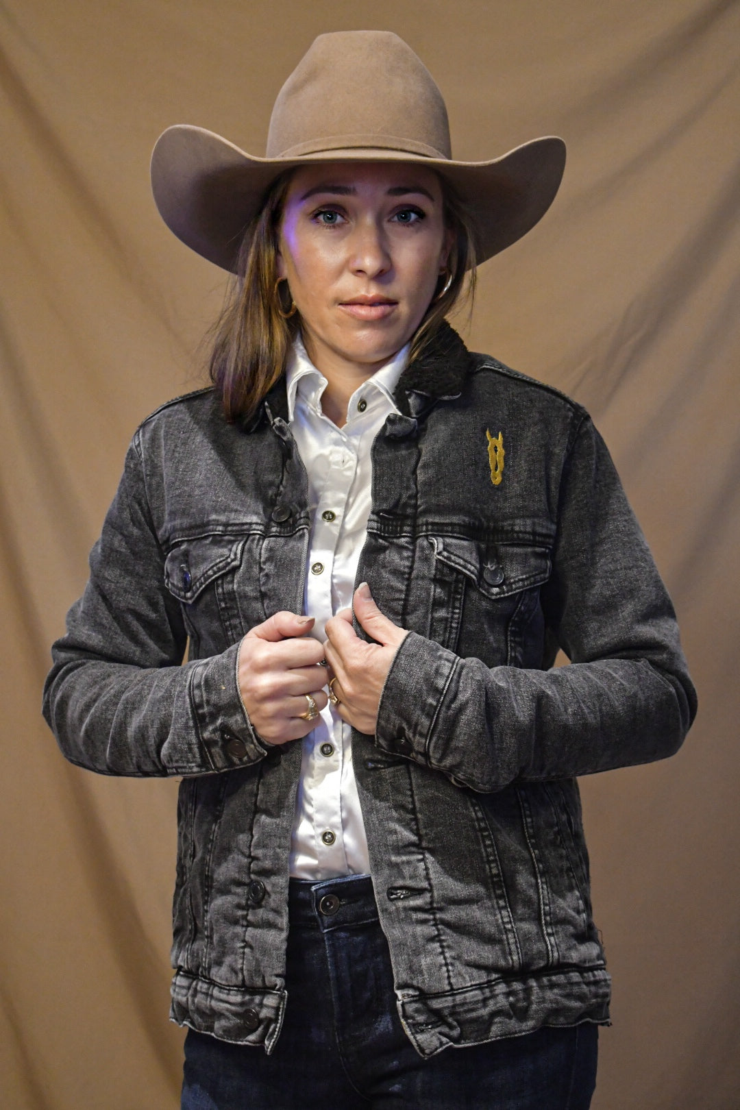 Denim Sherpa Jacket