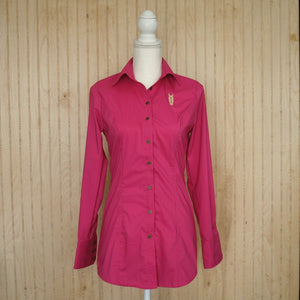 Fuchsia Women's Button Up Shirt