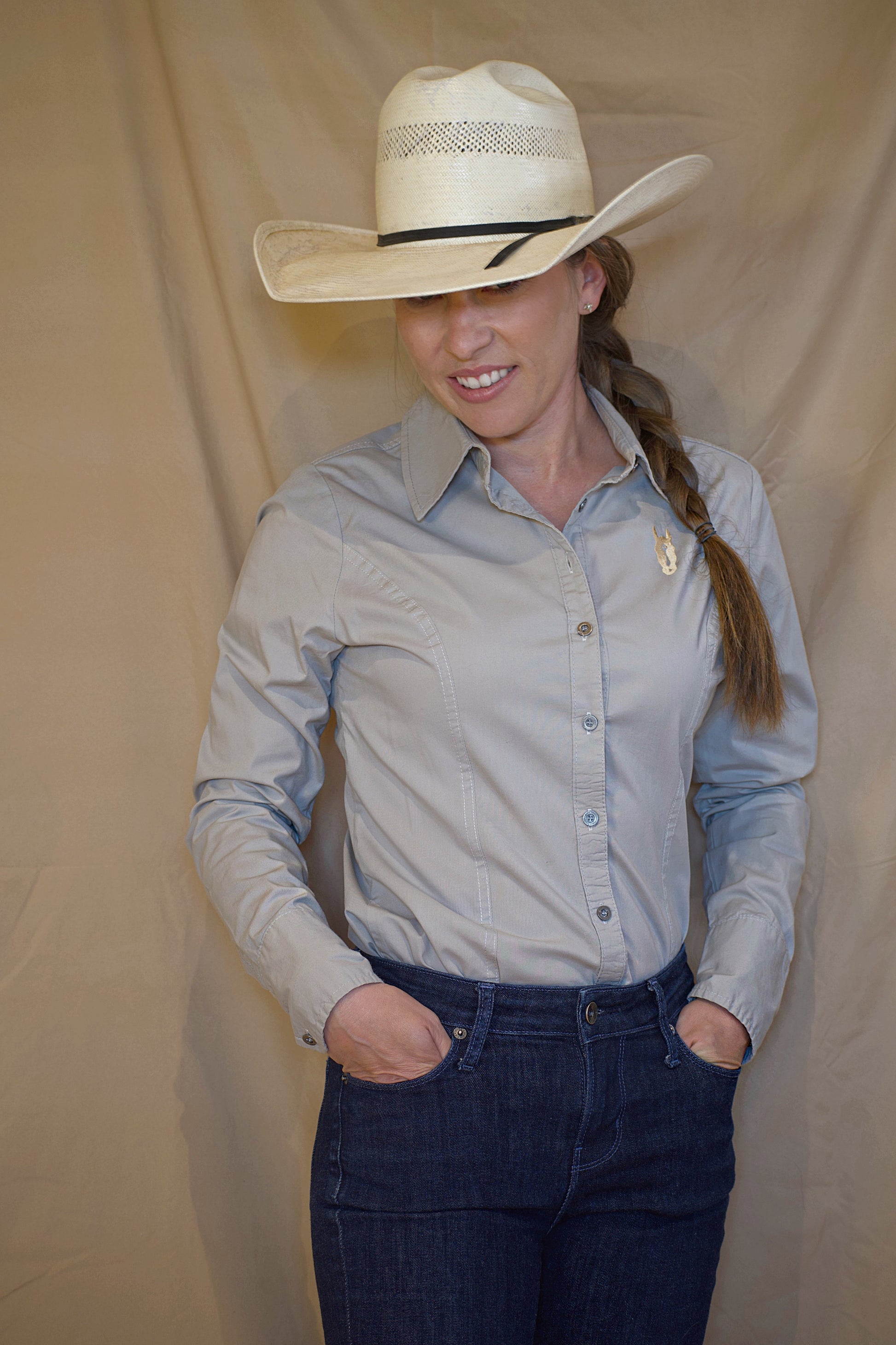 Stone Button Up