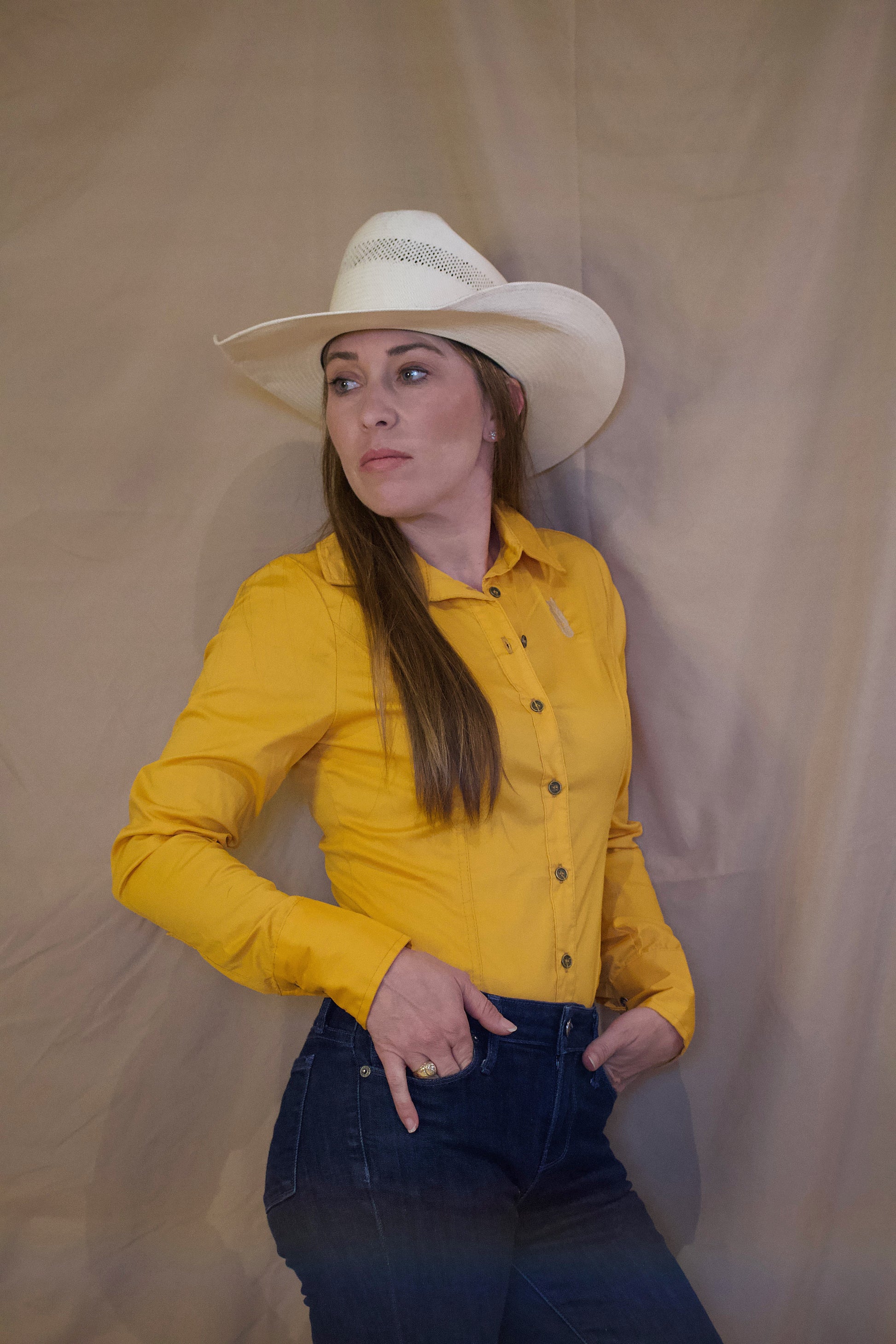 Sunflower Button Up
