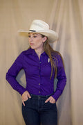 Amethyst Button Up