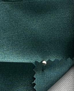 close up of teal satin