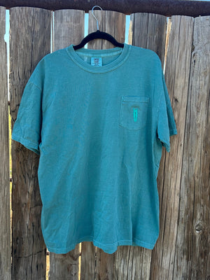 AW Pocket Tee - Emerald