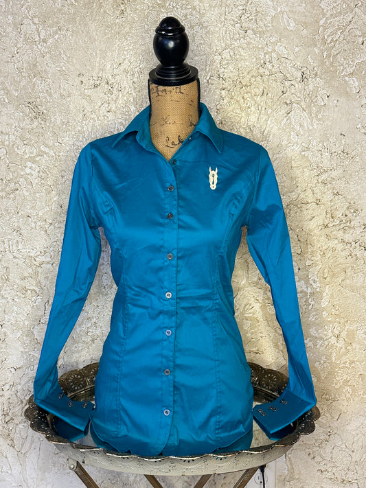 Peacock Button Up Shirt