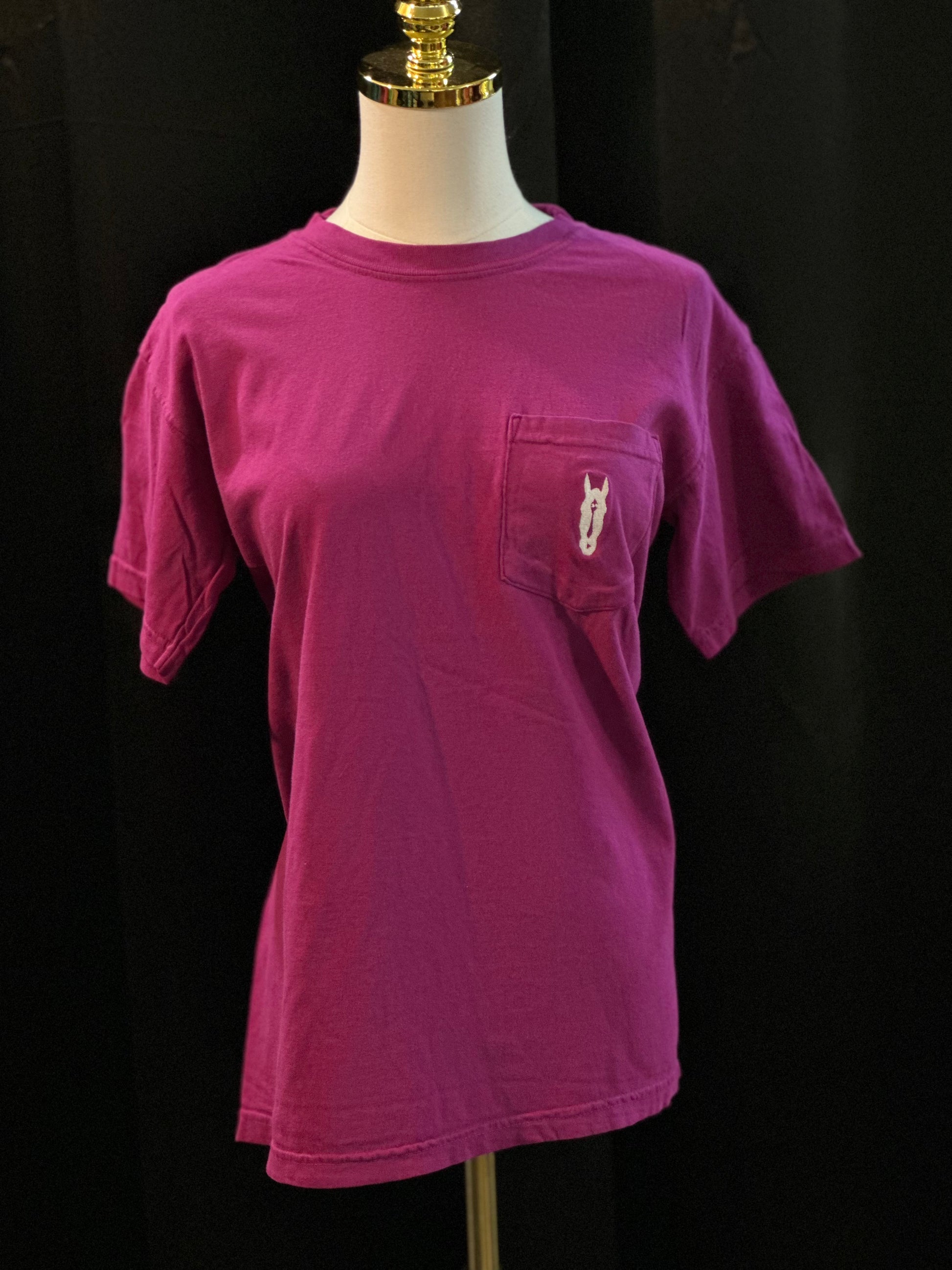 Magenta Pocket Tee