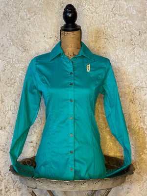 Jade Button Up