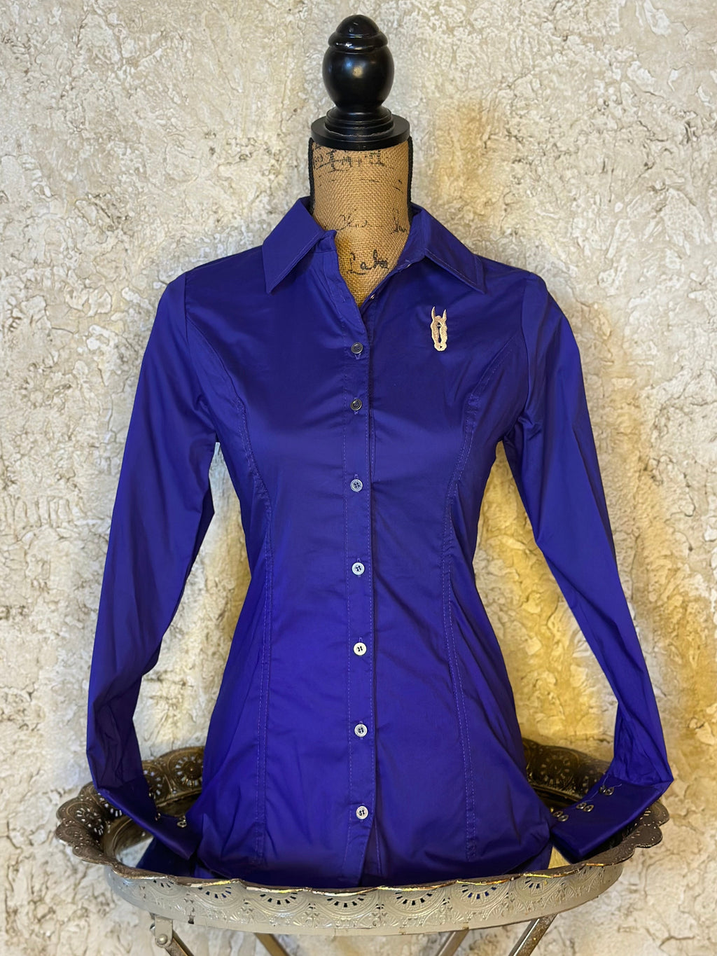 Amethyst Button Up