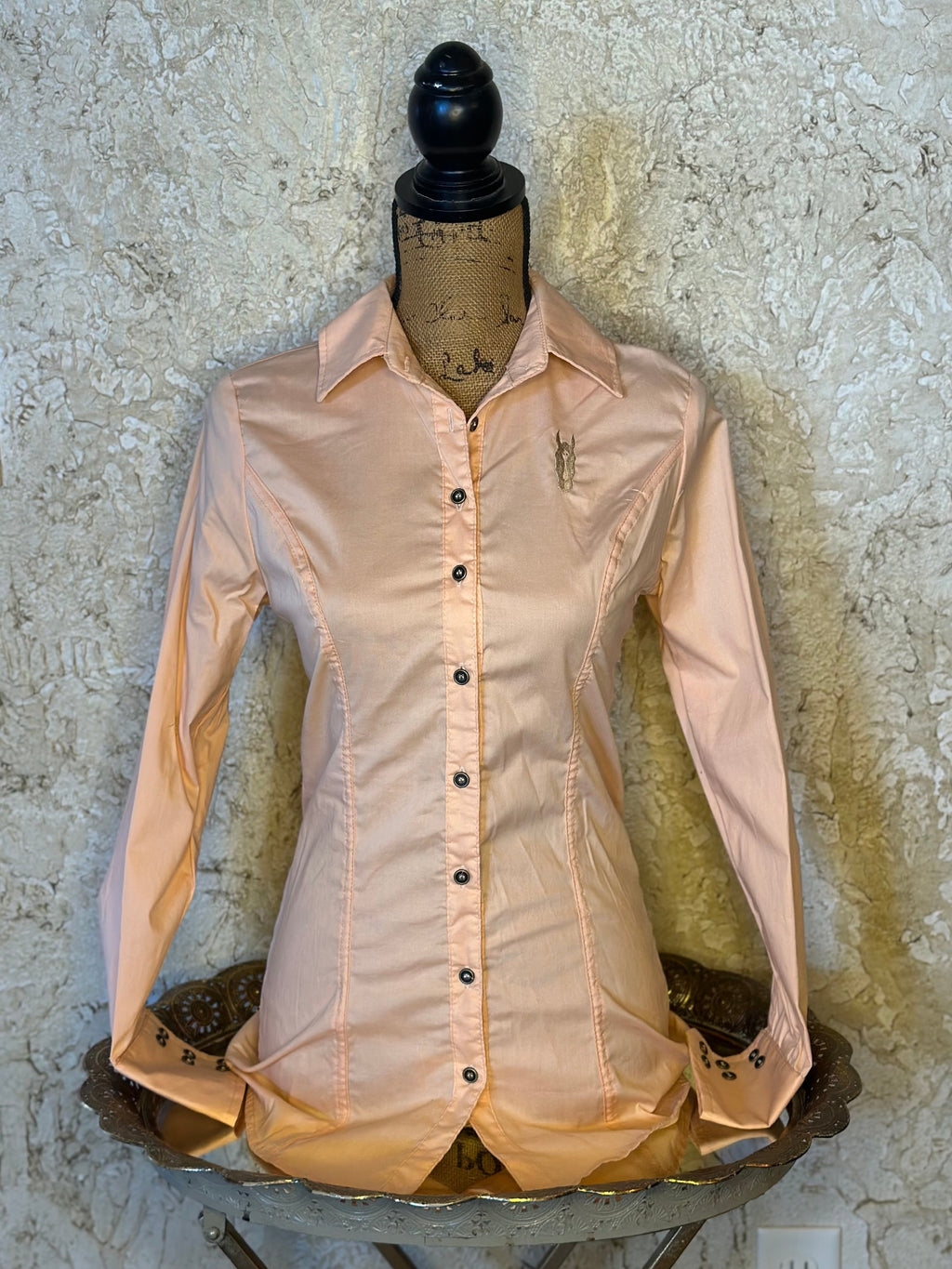 Peach Cider Button Up