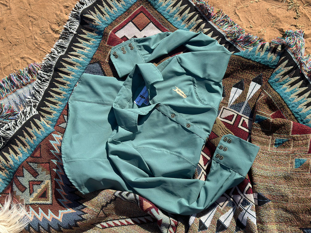 Silver Sage Button Up