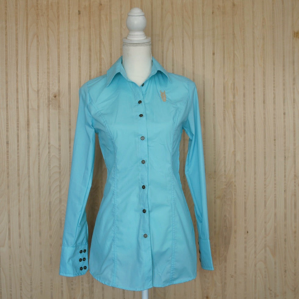 Tiffany Blue Women's Button Up Shirt